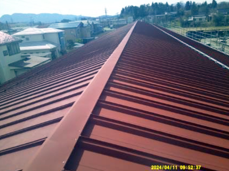 2024年倉庫屋根改修工事
